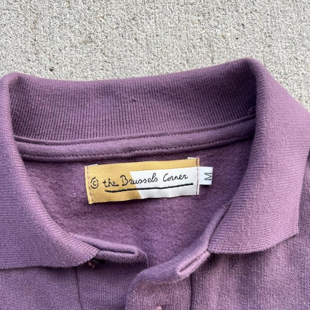 The Brussels Corner Streetwear Y2K Art Polo Longsleeve - Picture 3 of 5